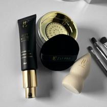 Kit 3 Produtos Base Soft Matte Pó Soft Eye Esponja Face Perfect LFpro