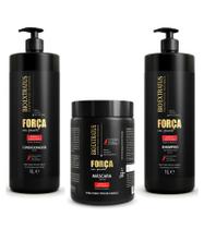 Kit 3 Produtos Bio Extratus Força Com Pimenta 1L Oficial Kit 3 Produtos Bio Extratus Força Com Pimenta 1L Oficial