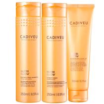 Kit 3 produtos Cadiveu Nutri Glow Sha Cond Leave-in