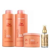 Kit 3 Produtos Nutri Enrich E Óleo Oil Reflections Wella