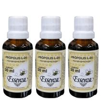 Kit 3 Própolis L-20 Aromatizante Bucal 30Ml - Essenza