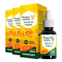 Kit 3 Propomune Extrato de Própolis Maxinutri 30ml