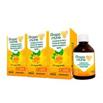 Kit 3 Propomune Xarope Própolis Eucalipto 150 ml Maxinutri