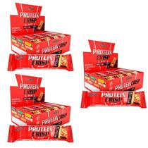 Kit 3 Protein Crisp Bar - 12 Unidades 45g Trufa de Avelã - IntegralMédica