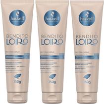 Kit 3 Proteina Haskell Creme De Pentear Bendito Loiro 150gr Kit 3 Proteina Haskell Creme De Pentear Bendito Loiro 150gr