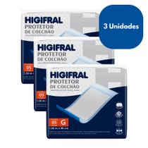 Kit 3 Protetor de Colchão Higifral Descartável G c/5