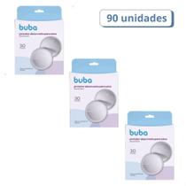 Kit 3 Protetor De Seios Absorvente Descartável Buba C/30 Unidades CADA