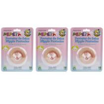 Kit 3 protetor de seios silicone - pepeta