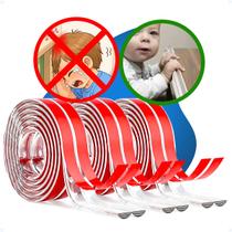 Kit 3 Protetor Quina Silicone Transparente 2M Móveis Mesas Kit 3 Protetor Quina Silicone Transparente 2M Móveis Mesas
