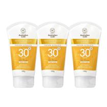 Kit 3 Protetor Solar Corporal Gel Creme FPS30 Australian Gold 120g