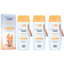 Kit 3 Protetor Solar Corporal Isdin Fusion Gel Sport Skin 50