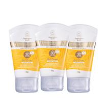 Kit 3 Protetor Solar Facial Gel Creme Fps 30 UVA/UVB Australian Gold 50g