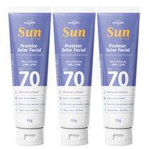Kit 3 Protetor Solar Facial Oil Free FPS70 50G - My Health
