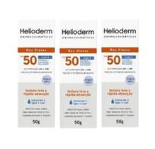 Kit 3 Protetor Solar Helioderm Fps 50 3 em 1 - 50g