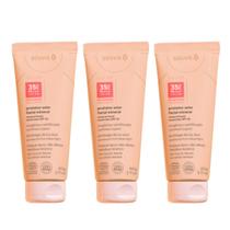 Kit 3 Protetor Solar Mineral Facial 35 FPS Leve 60g Souvie