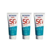 Kit 3 Protetor Solar Neutrotop Sun FPS50 200ml - Ecofitus