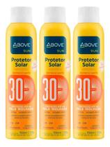 Kit 3 Protetor Solar Spray Above 30 Fps 150ml Longa Proteção