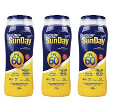 Kit 3 Protetor Solar Sunday Fps 60 200 Ml - Nutriex