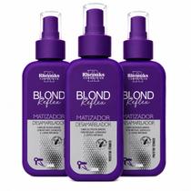 Kit 3 Protetor Térmico Matizador Desamarelador Blond Reflex Kit 3 Protetor Térmico Matizador Desamarelador Blond Reflex