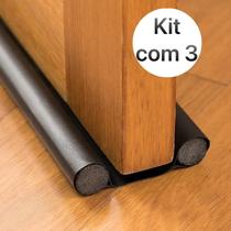 Kit 3 protetor veda fresta rolinho porta impermeável contra insetos 90 cm