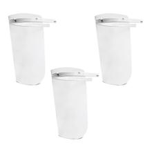 Kit 3 Protetores Faciais 8" - Face Shield Incolor - Fmask Kit 3 Protetores Faciais 8" - Face Shield Incolor - Fmask