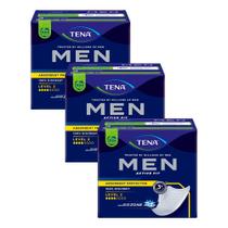 Kit 3 Protetores Tena Men Level 2 Medium 30 unidades