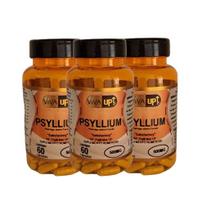 Kit 3 Psyllium 60 cápsulas de 500 mg Viva Up