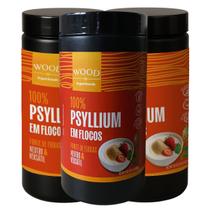 Kit 3 Psyllium Husk Premium em Flocos Fibra 100% Puro 567g Kit 3 Psyllium Husk Premium em Flocos Fibra 100% Puro 567g