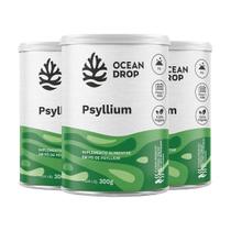 Kit 3 Psyllium Ocean Drop Vegano 300G Kit 3 Psyllium Ocean Drop Vegano 300G