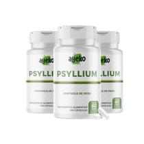 KIT 3 Psyllium Rico Em Fibras 60caps Ayeko