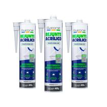 Kit 3 Pu 40 400g Rejunte Acrílico Barone Diversas Cores