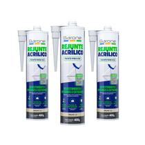Kit 3 Pu 40 400g Rejunte Acrílico Barone Diversas Cores