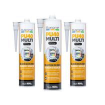 Kit 3 Pu 40 Selante Silicone Cola Tudo Multiuso Barone 400g Kit 3 Pu 40 Selante Silicone Cola Tudo Multiuso Barone 400g