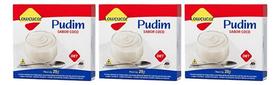 Kit 3 Pudim Diet Zero Açucares Sabor Coco Lowçucar 25g