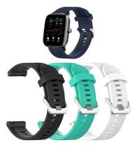 Kit 3 Pulseiras 20mm Samsung Galaxy active Active 2 44mm 40mm Galaxy Watch 3 41mm Galaxy 42mm Bip Bip Lite Bip S Amazfit Kit 3 Pulseiras 20mm Samsung Galaxy active Active 2 44mm 40mm Galaxy Watch 3 41mm Galaxy 42mm Bip Bip Lite Bip S Amazfit