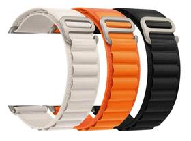 Kit 3 Pulseiras Alpine Fivela Para Apple Watch Ultra