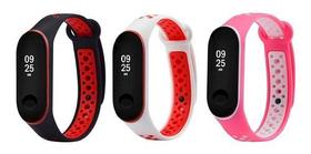 Kit 3 Pulseiras compatíveis com Mi Band 3 /4 Kit 3 Pulseiras compatíveis com Mi Band 3 /4
