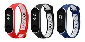 Kit 3 Pulseiras compatíveis com Mi Band 3 /4