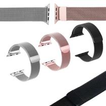 Kit 3 Pulseiras Magnetica Relogio Smartwatch 42-44mm
