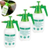 Kit 3 Pulverizador Borrifador Pressão 1.5l Bomba Multiuso Profissional Kit 3 Pulverizador Borrifador Pressão 1.5l Bomba Multiuso Profissional