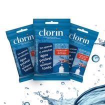 Kit 3 Purificador de Água 60und Clorin 1