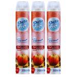 Kit 3 Puro Ar Neutralizador de Odores Maçã e Canela 250ml Cada Aromatizador de Ambientes Spray Perfumado Elimina Maus Cheiros Perfume Aconchegante Uso