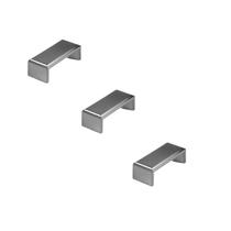 Kit 3 Puxador Creta Niquel Escovado Verniz Zen 64 Mm Zp3949