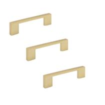 Kit 3 puxador dourado fosco il 950 italy line 64mm c/ pafafusos Kit 3 puxador dourado fosco il 950 italy line 64mm c/ pafafusos
