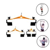 Kit 3 Puxadores Anatômicos com Regulagem de Ângulo