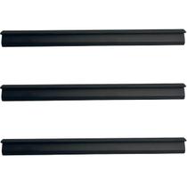 Kit 3 Puxadores Preto 20cm para Móveis Libero Nuevo Cava Invertida Facetato Torralba Armários Gaveta Kit 3 Puxadores Preto 20cm para Móveis Libero Nuevo Cava Invertida Facetato Torralba Armários Gaveta