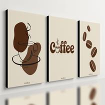 Kit 3 Quadro Decorativo Café Cozinha Cafeteria Casa Quarto 28x20cm Kit 3 Quadro Decorativo Café Cozinha Cafeteria Casa Quarto 28x20cm