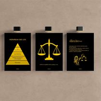 Kit 3 Quadro Decorativo Direito Advocacia Escritório Quarto Kit 3 Quadro Decorativo Direito Advocacia Escritório Quarto
