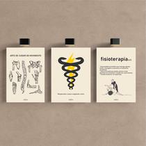 Kit 3 Quadro Decorativo Fisioterapia Consultório Clínica Mdf Kit 3 Quadro Decorativo Fisioterapia Consultório Clínica Mdf