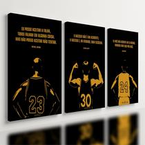 Kit 3 Quadro Decorativo Motivacional Basquete Jogador Quarto Qualidade Premium Moderno 40x28cm Kit 3 Quadro Decorativo Motivacional Basquete Jogador Quarto Qualidade Premium Moderno 40x28cm